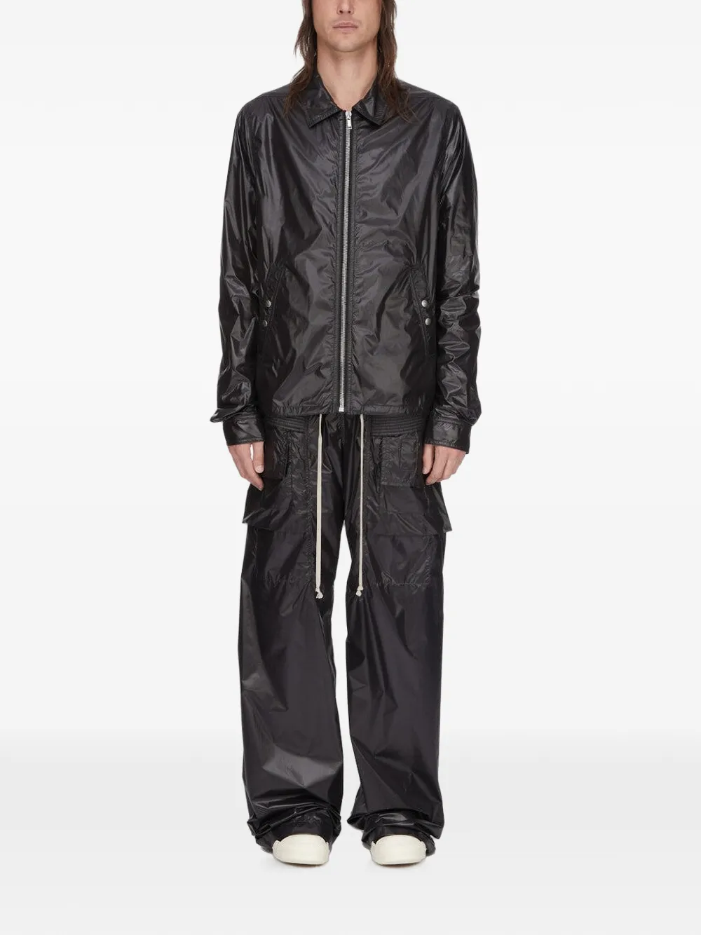 Rick Owens DRKSHDW Creach cargo broek met trekkoord Zwart