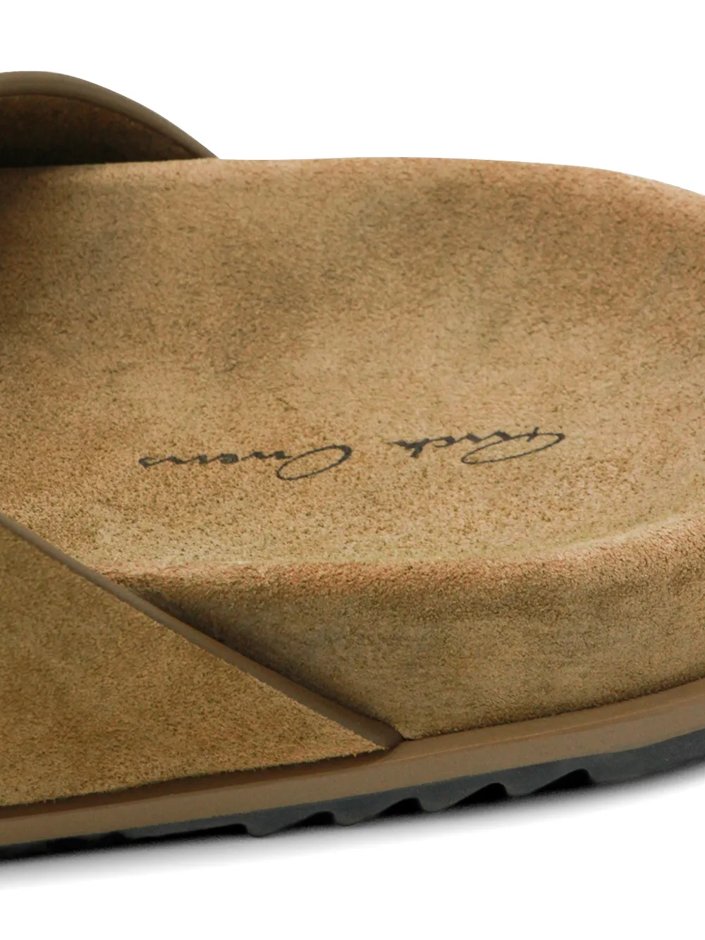 Rick Owens Granola suede mules Beige
