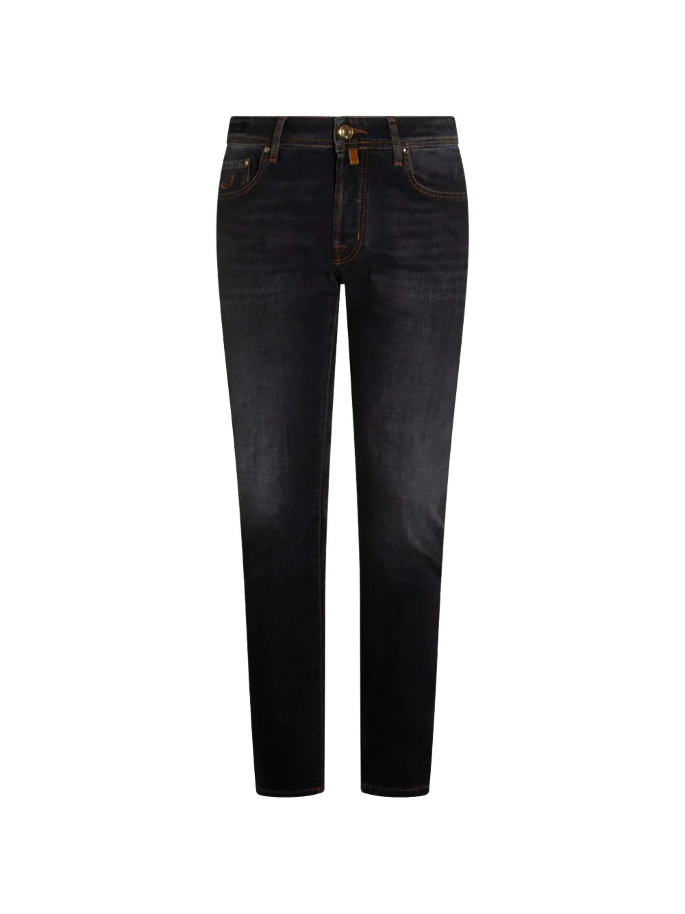 Jacob Cohën belt-loops skinny jeans - Nero