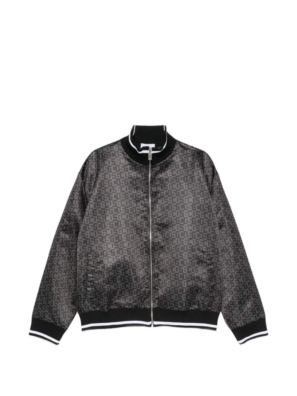 GCDS logo-monogram zip-up jacket | negro | Image 1