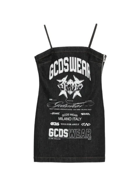 GCDS History printed mini dress