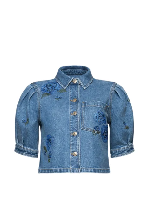 Cinq A Sept camisa de mezclilla Halsie