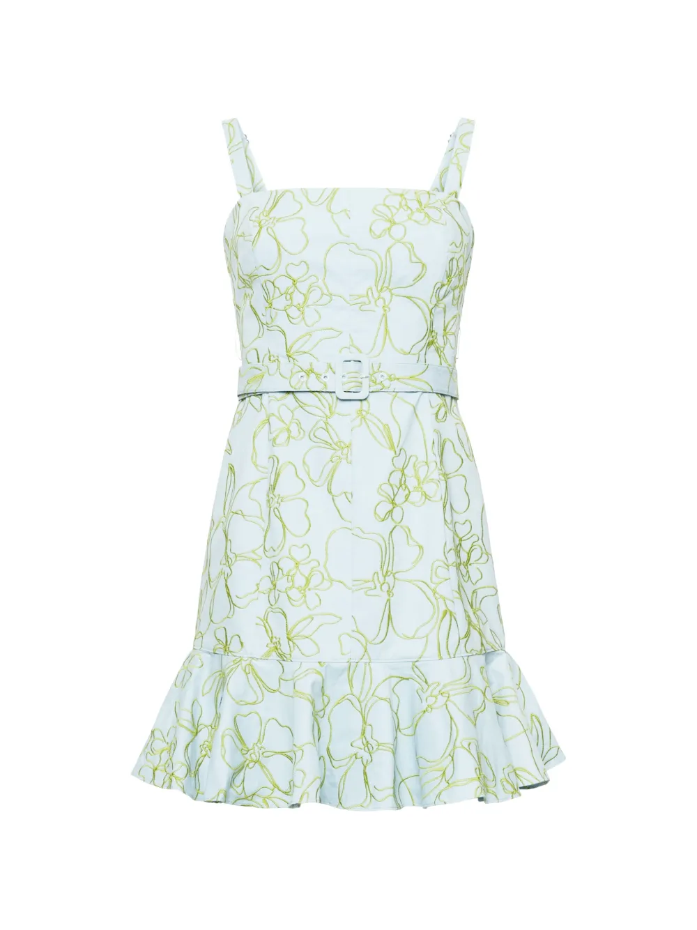 Cinq A Sept Tonya floral embroidered mini dress - Blu