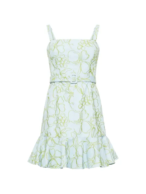 Cinq A Sept Tonya floral embroidered mini dress