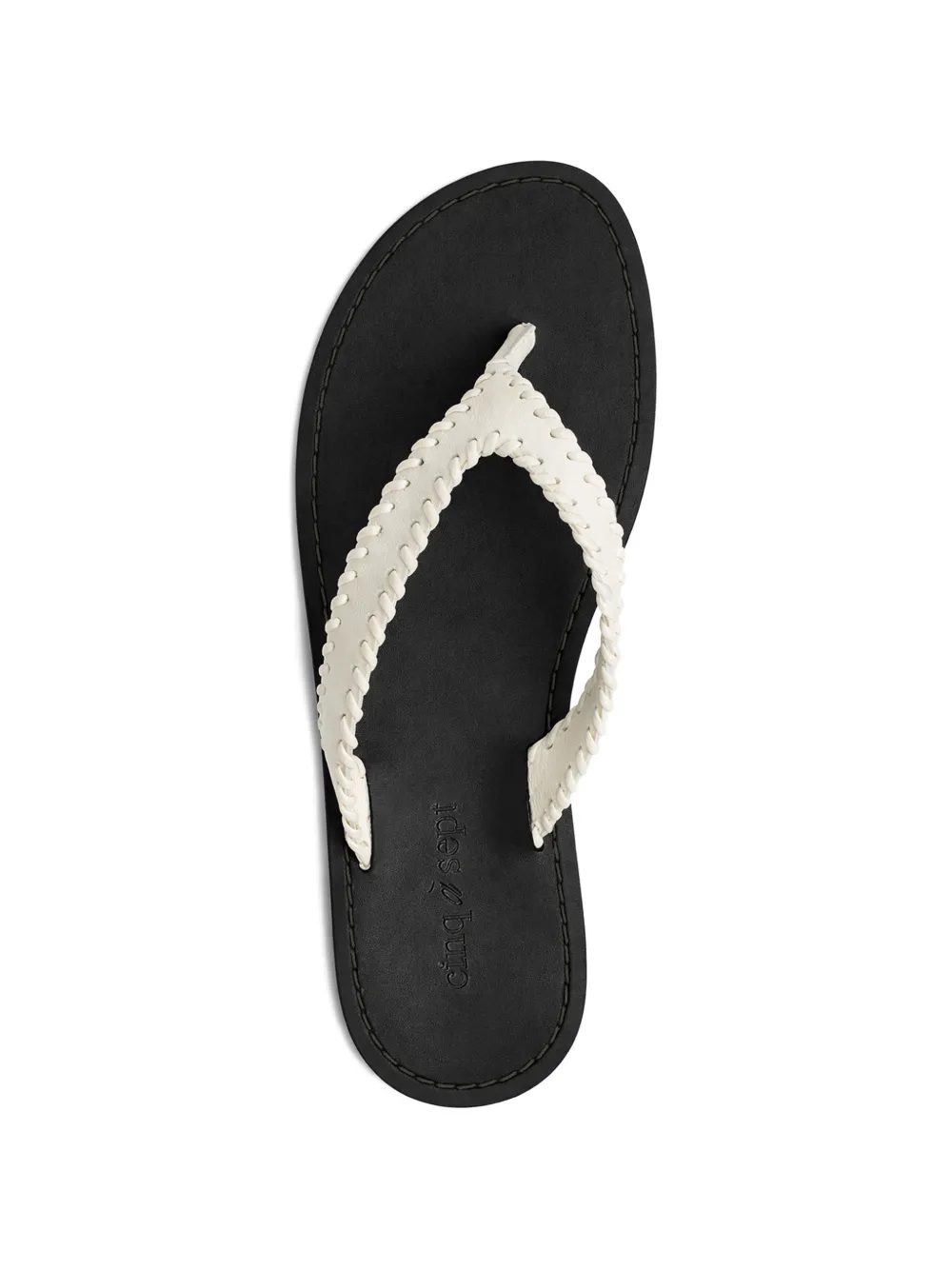 Cinq A Sept Jessica leren sandalen Wit