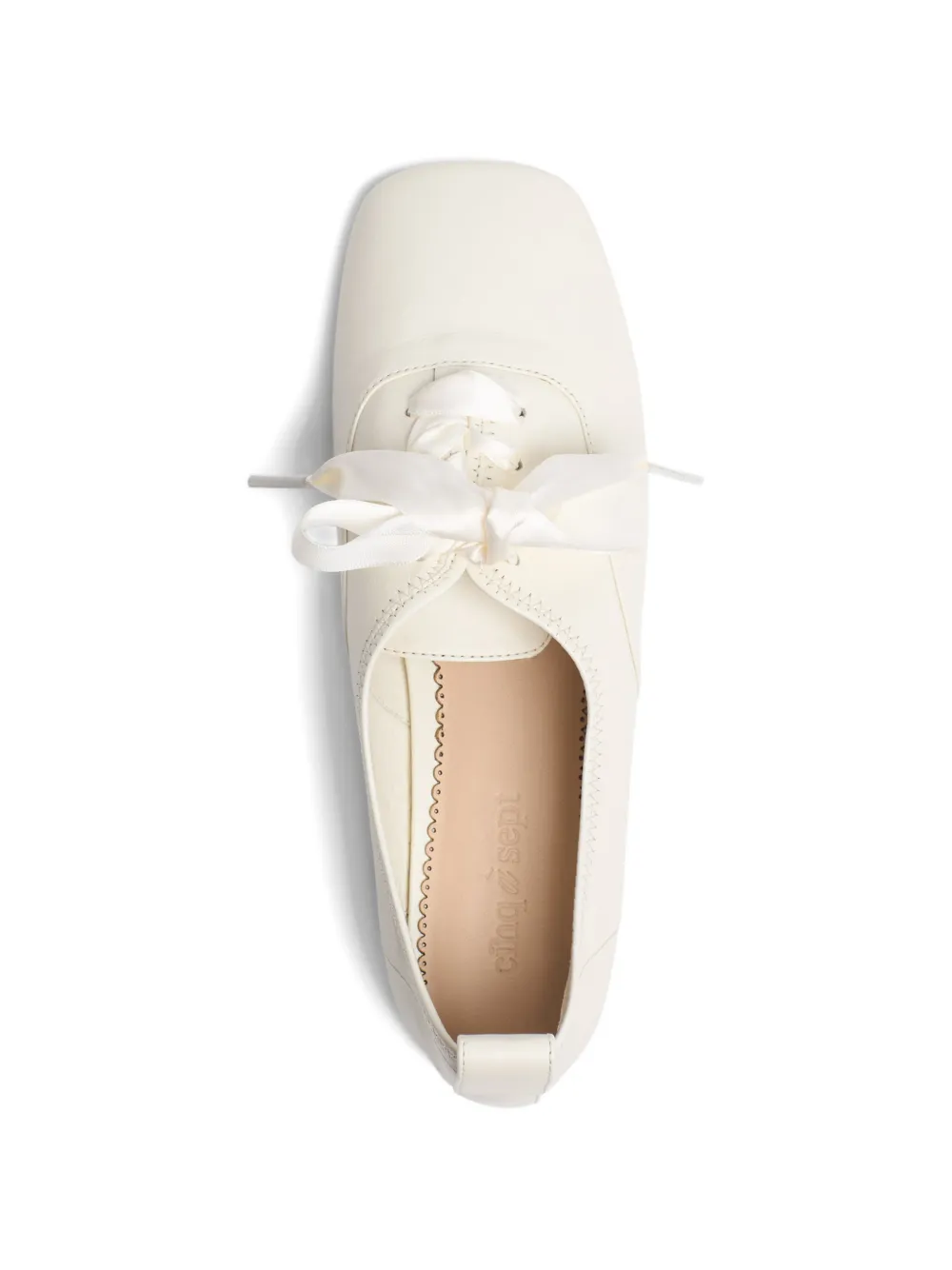 Christina Leather Flat Pumps