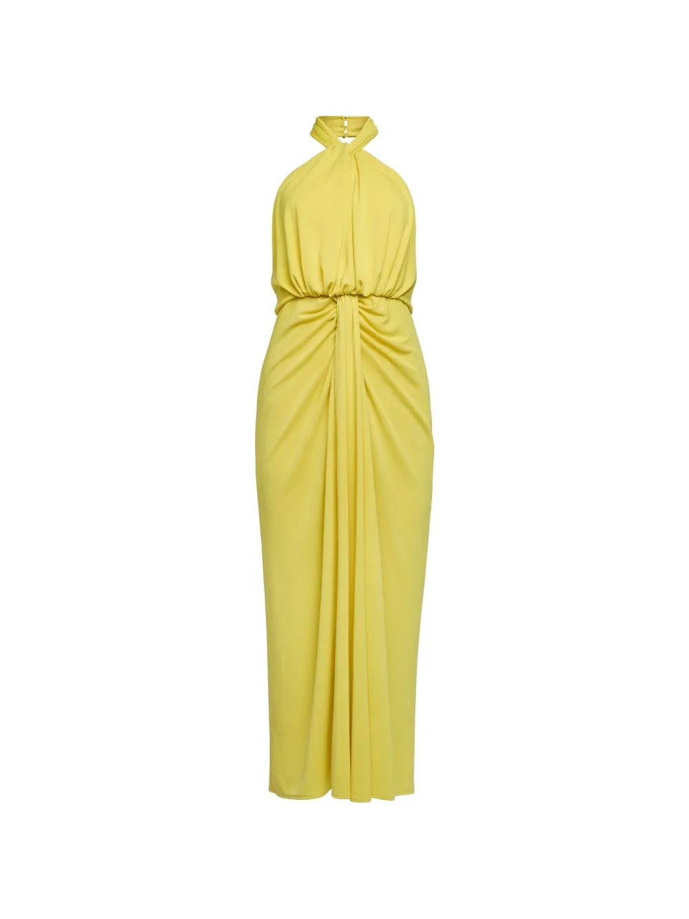 Cinq A Sept Kaily halterneck dress - Giallo