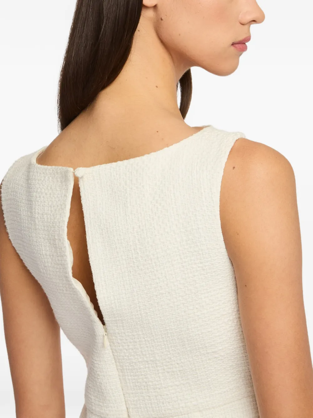 Cinq A Sept Marista jurk met strikdetail Beige