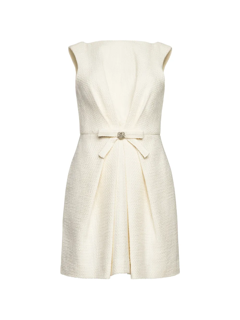 Cinq A Sept Marista bow-detail dress - Toni neutri