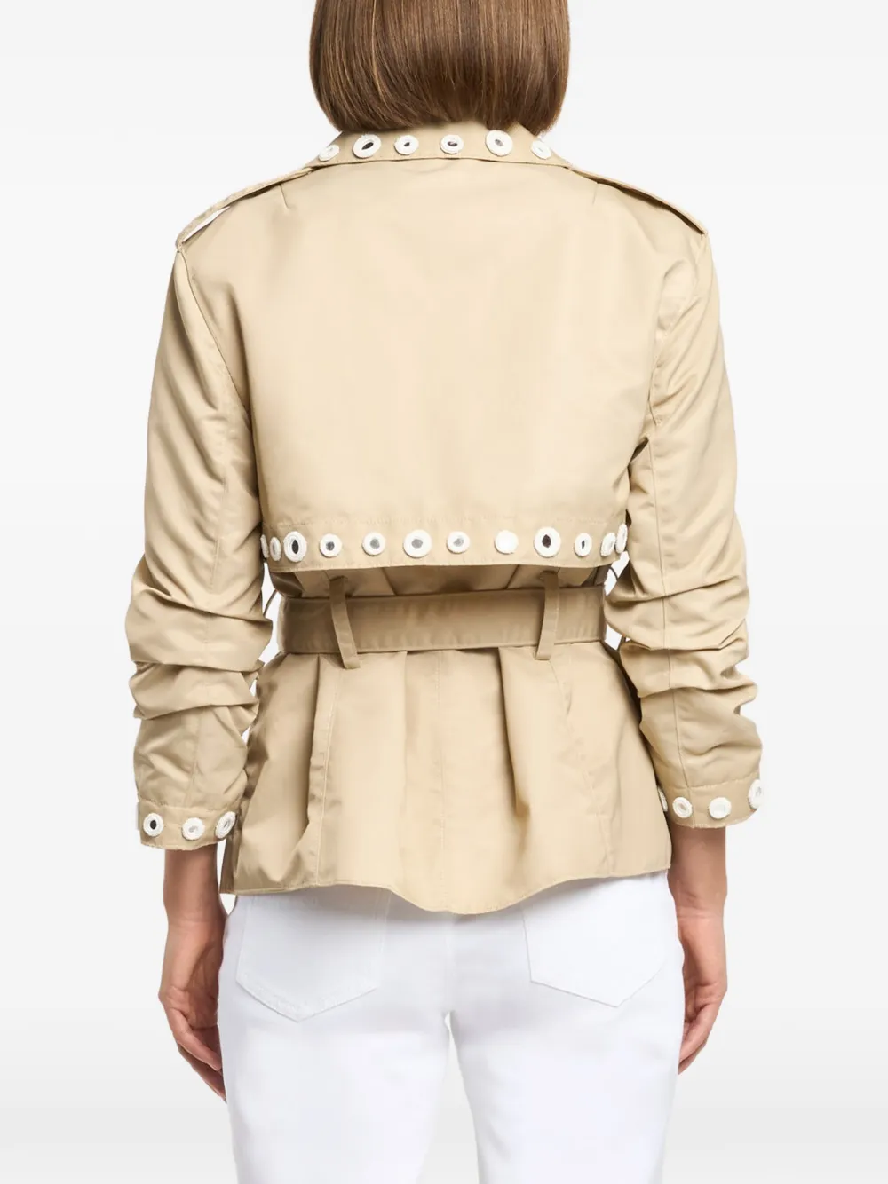 Cinq A Sept Yates korte trenchcoat Beige