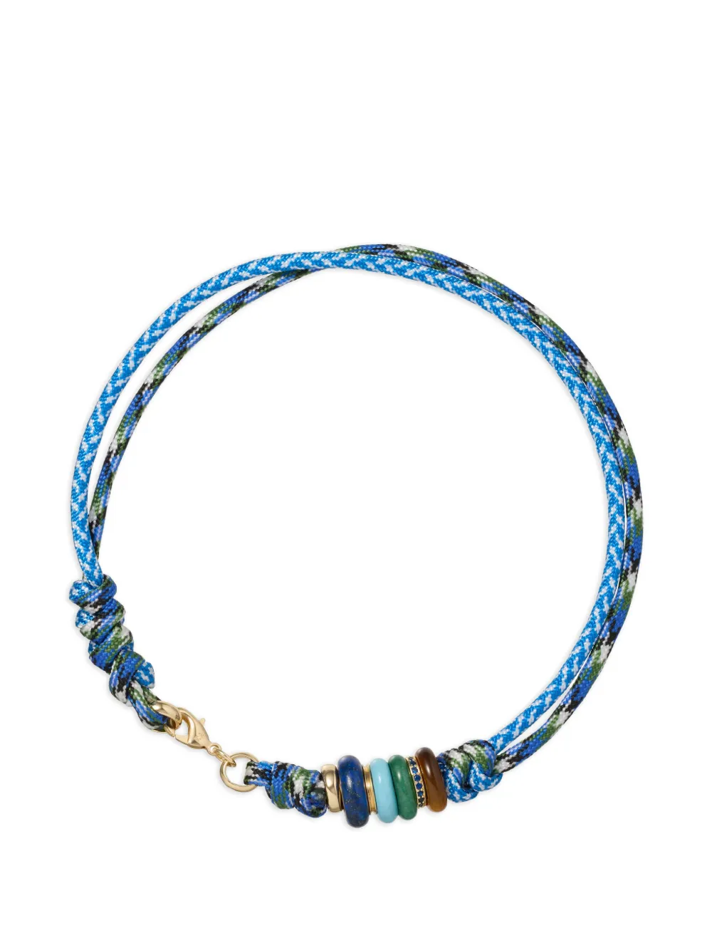 Roxanne Assoulin The Super Size Happy Cord necklace - Blu