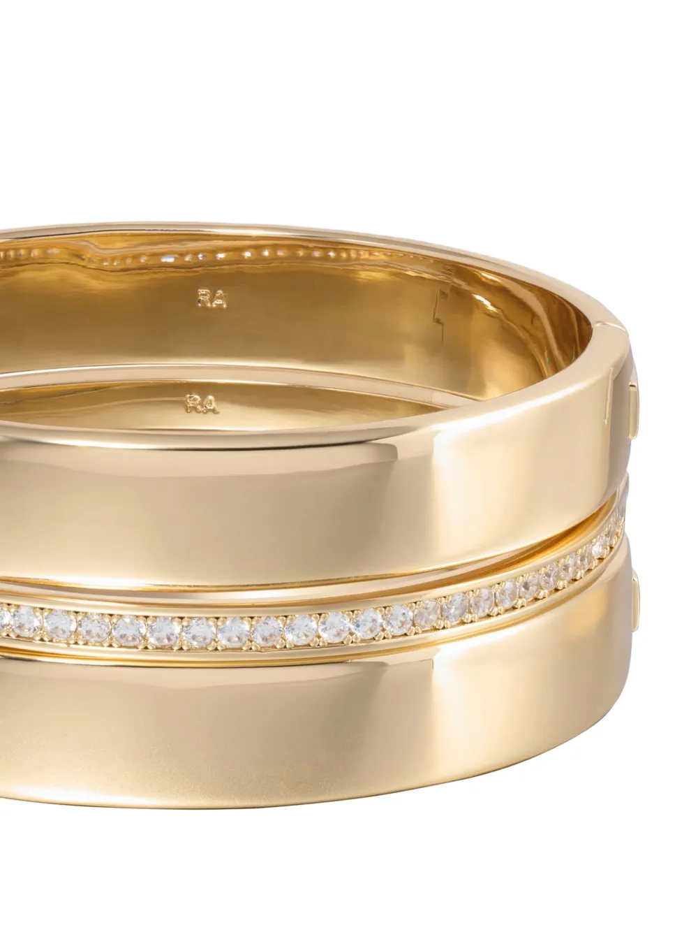  Roxanne Assoulin Cuff-design Bracelet - Gold 