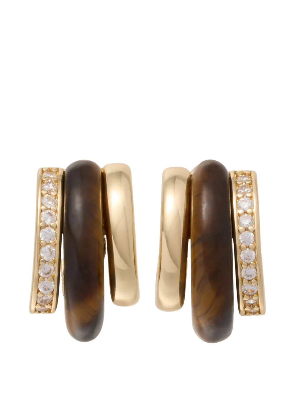 Roxanne Assoulin The Stone huggie earrings - Oro