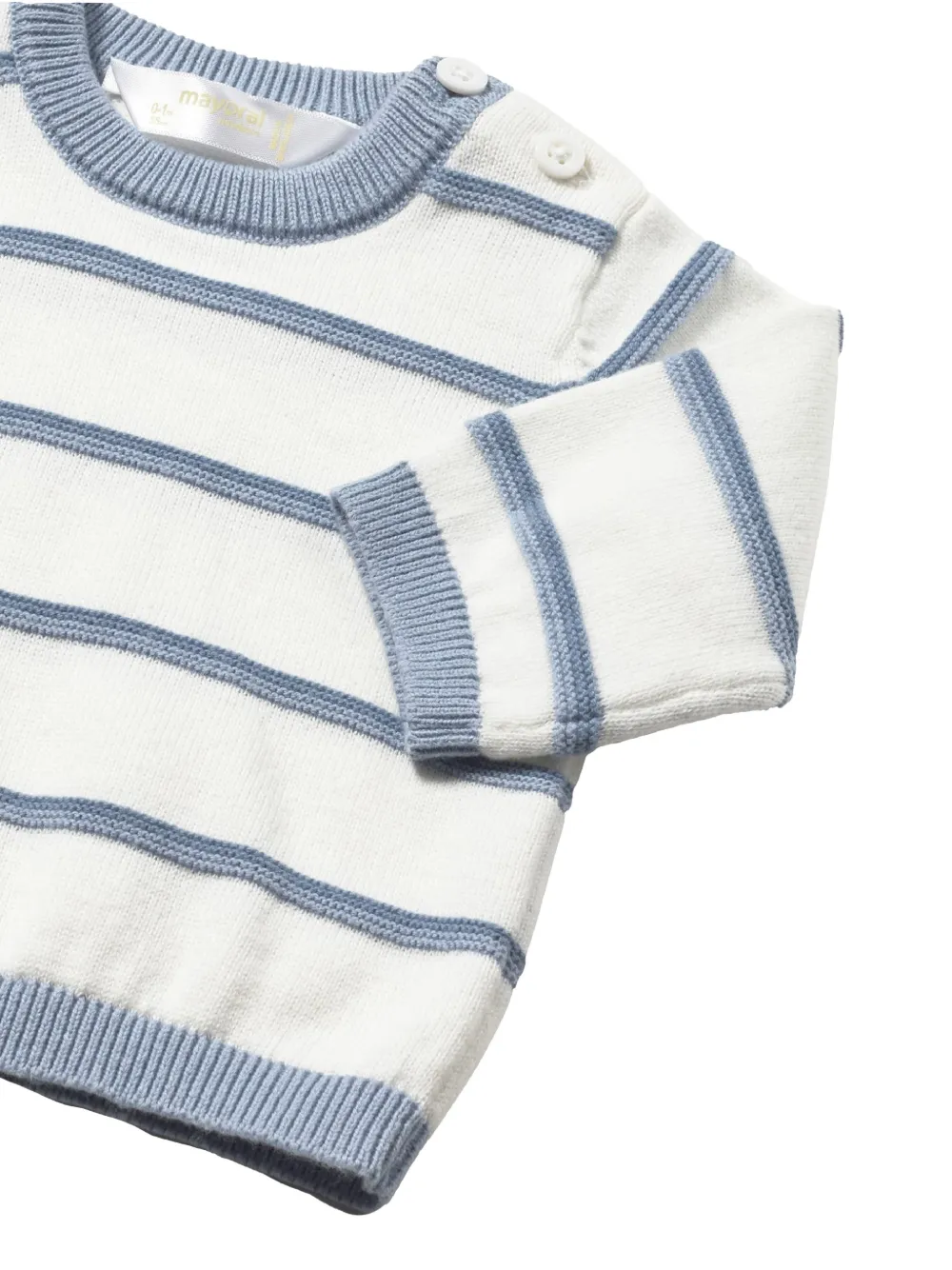  Mayoral Striped Sweater - White 