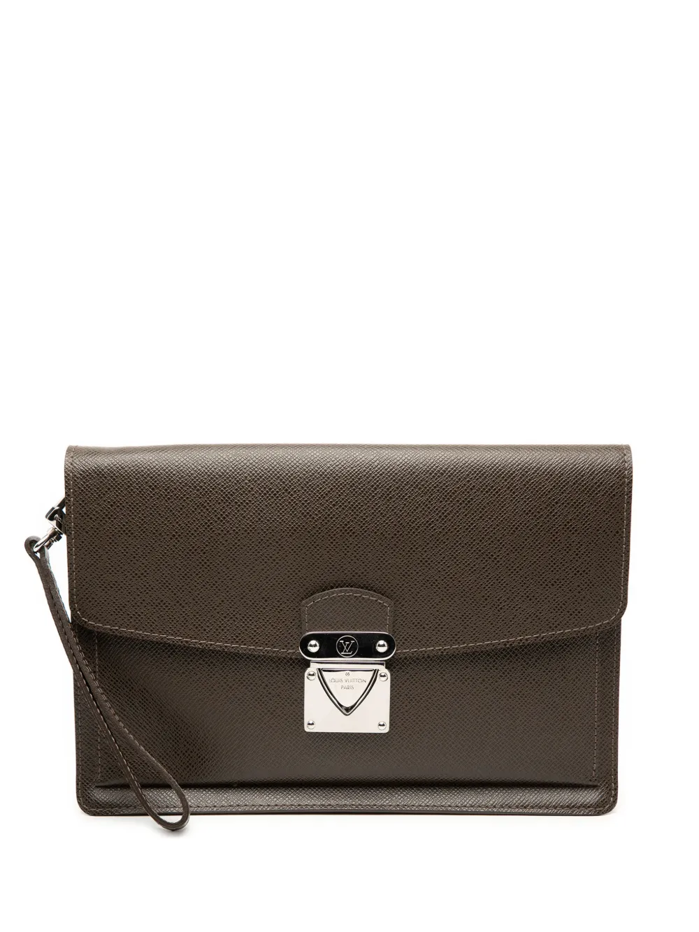 Louis Vuitton Pre-Owned 2008 Taiga Belaia clutch bag - Marrone