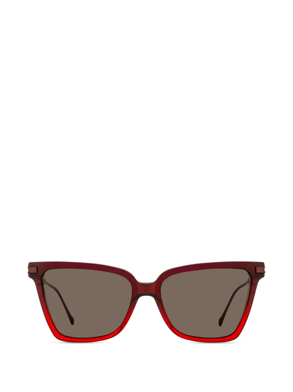Ferragamo Eyewear butterfly-frame sunglasses - Rosso