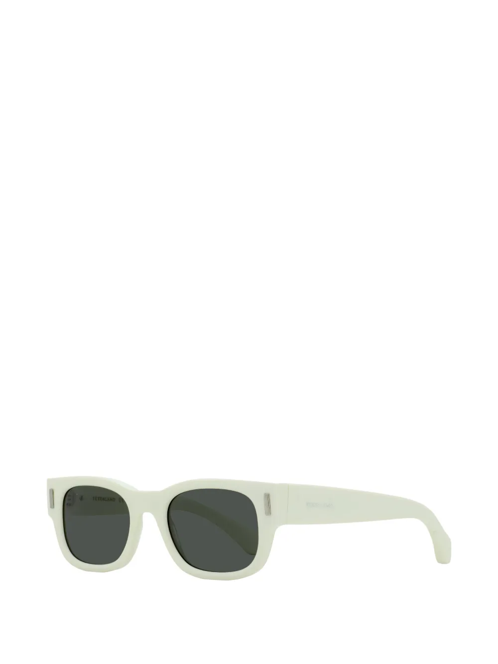  Ferragamo Eyewear Rectangle-frame Sunglasses - Neutrals 