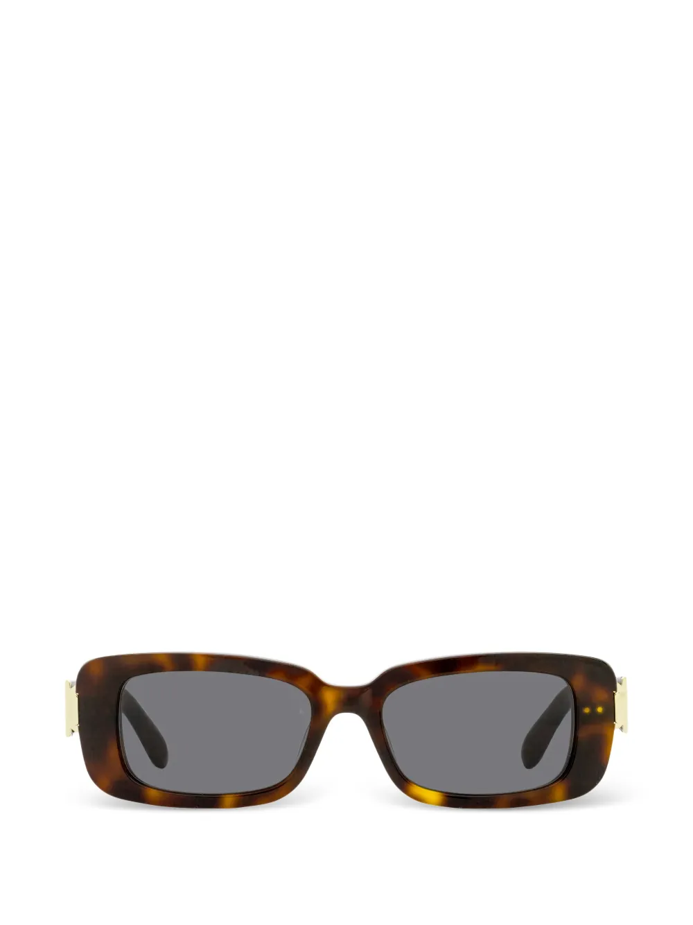 Ferragamo Eyewear 1105 rectangular-frame sunglasses - Braun