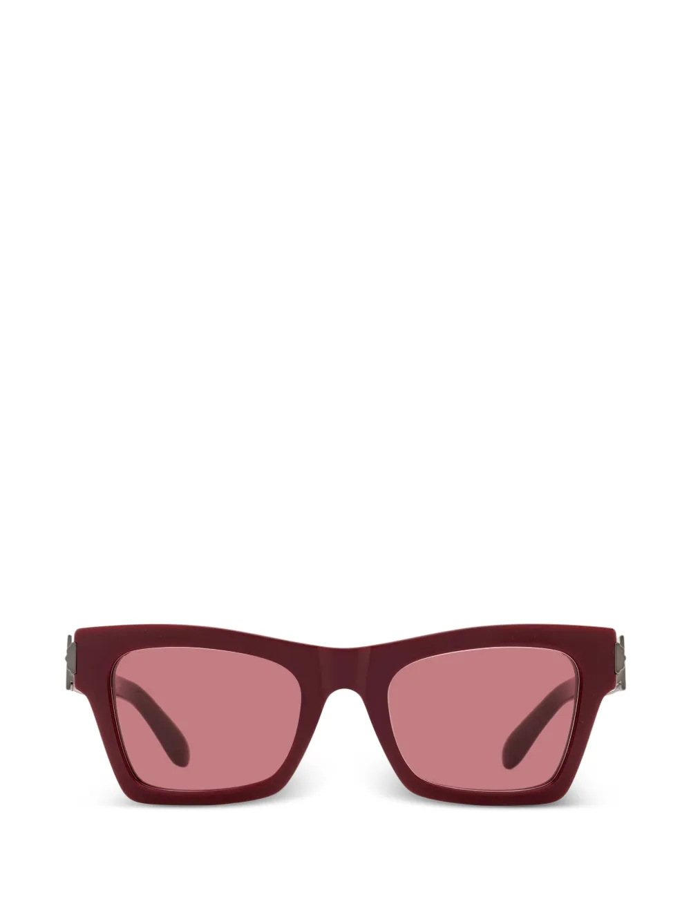 Ferragamo Eyewear rectangular-frame sunglasses - Rosso