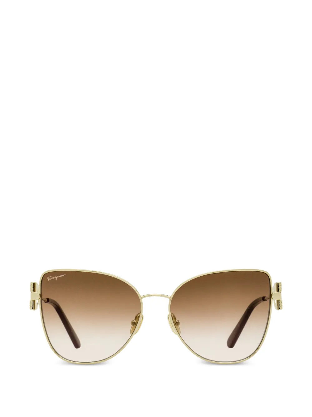 Ferragamo Eyewear butterfly-frame sunglasses - Gold