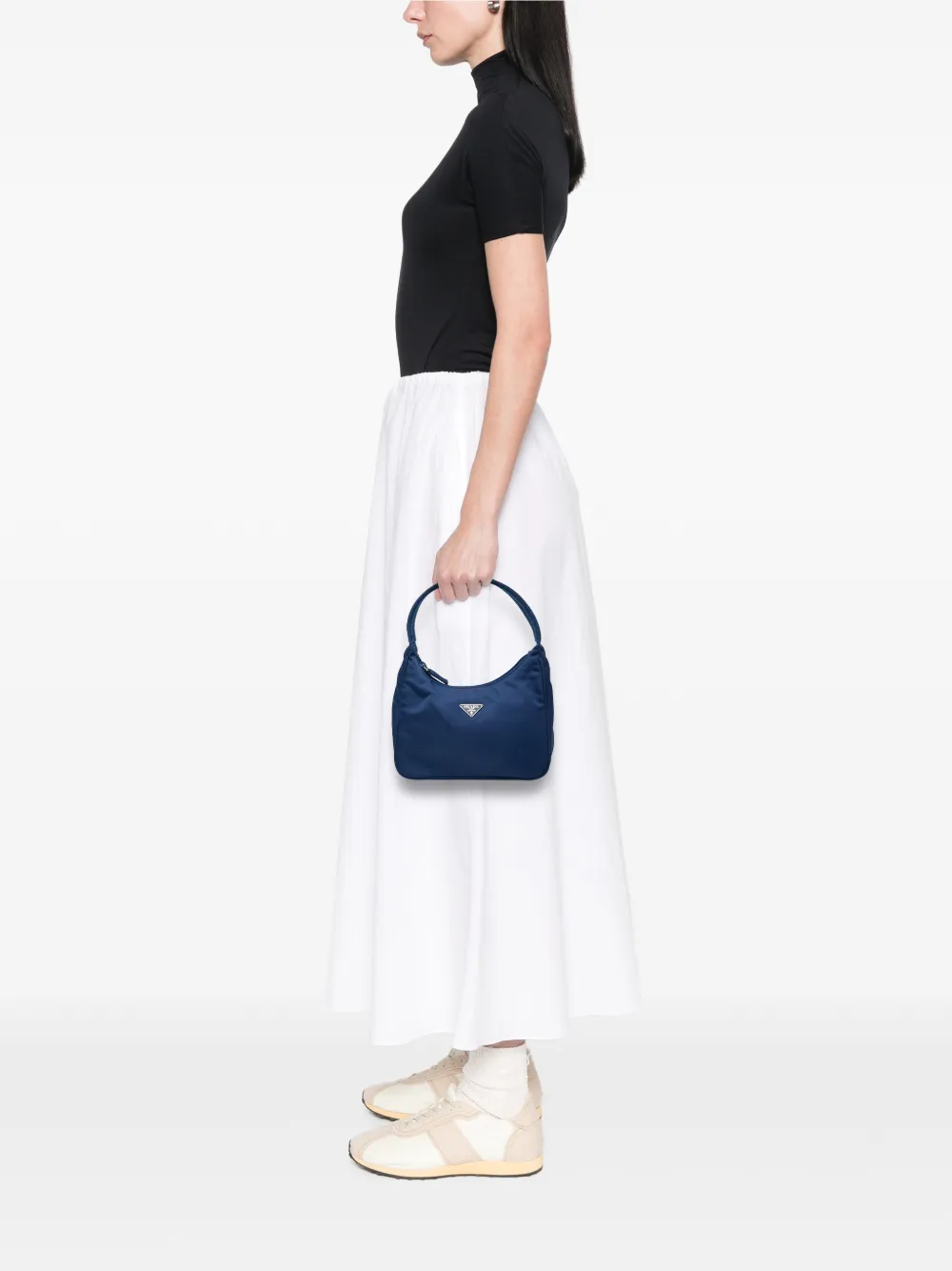  Prada Pre-owned 2000-2013 Mini Tessuto Sport Shoulder Bag - Blue 