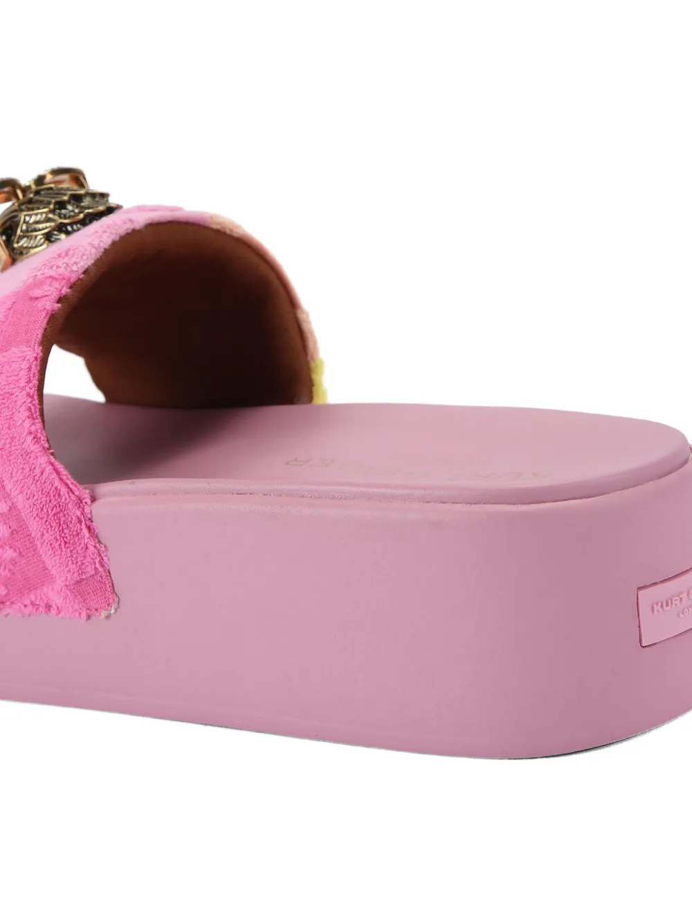 Kurt Geiger London Meena sandalen met plateauzool en adelaar-detail Roze