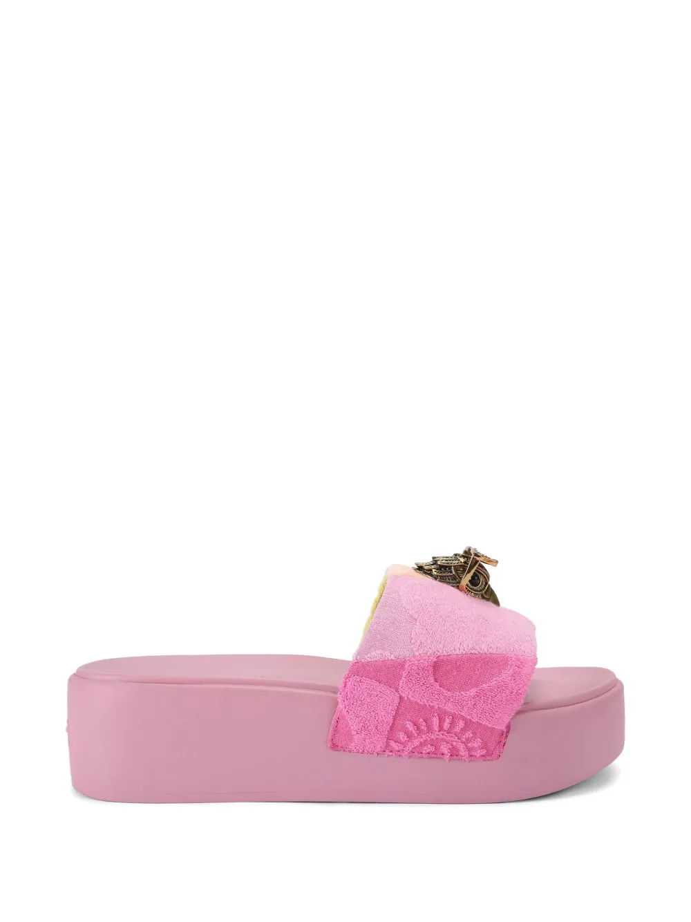 Kurt Geiger London Meena sandalen met plateauzool en adelaar-detail Roze