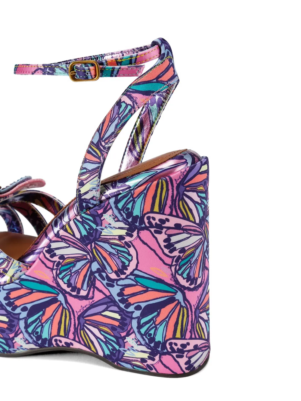 Kurt Geiger London Butterfly sandalen met sleehak Roze