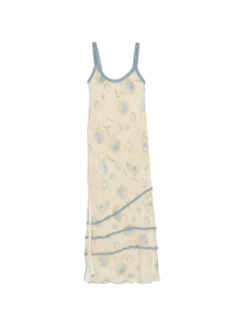 SIR. Cecile floral-print midi dress - Yellow