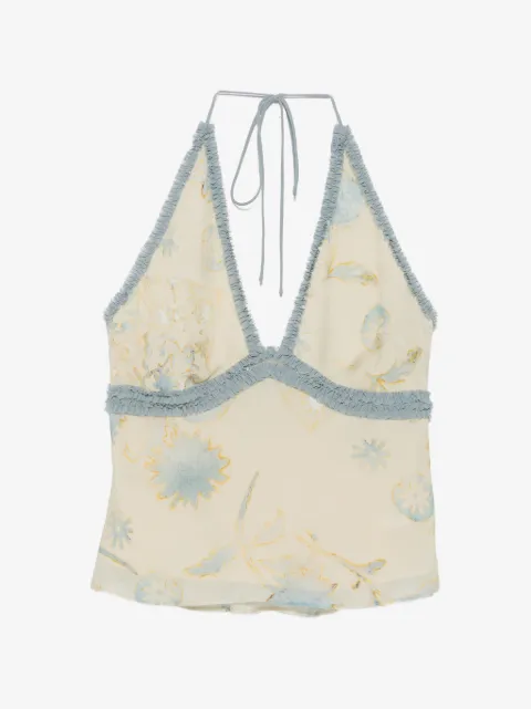 SIR. Cecile floral-print top