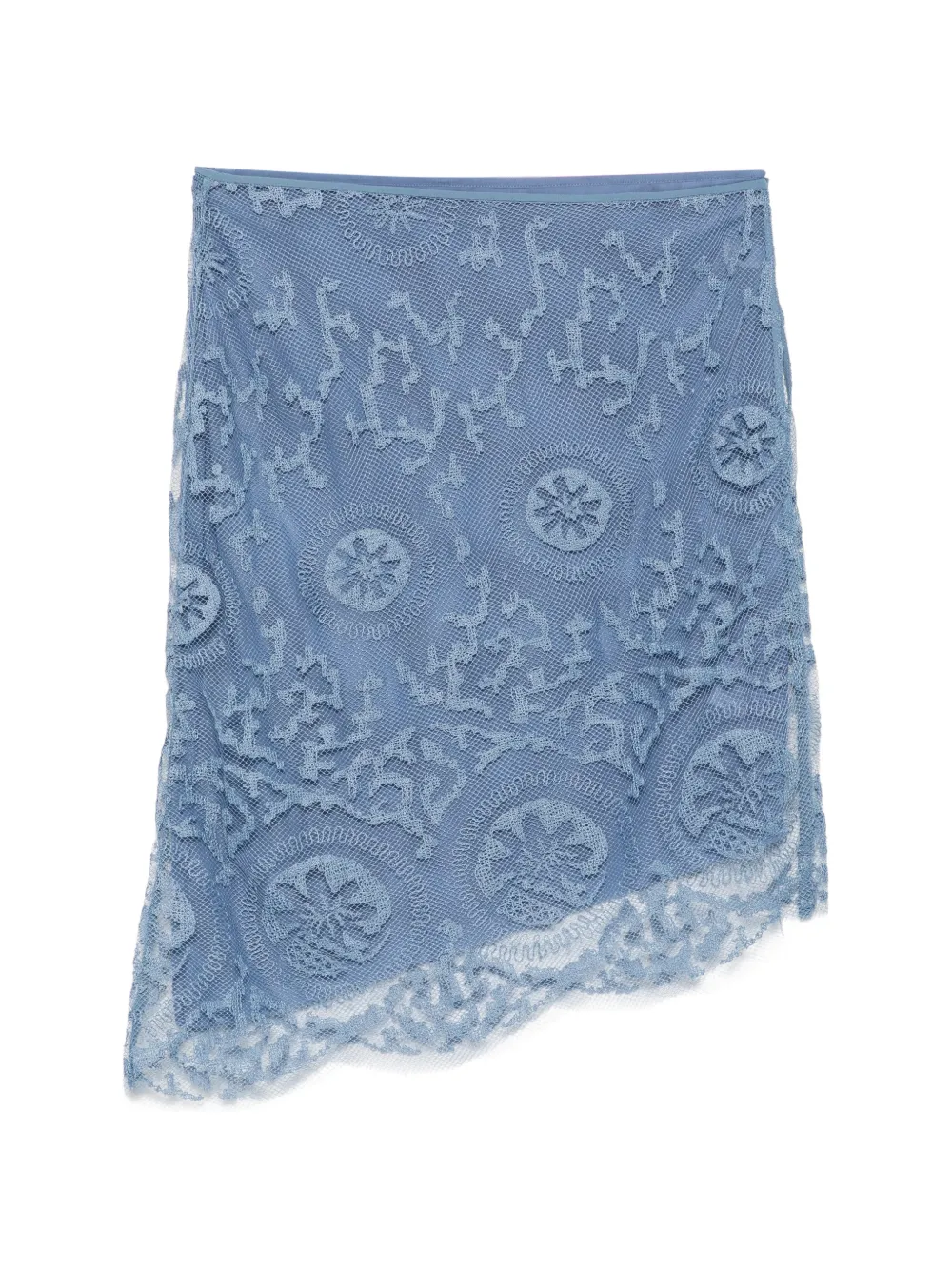 SIR. Leif mesh midi skirt - Blu