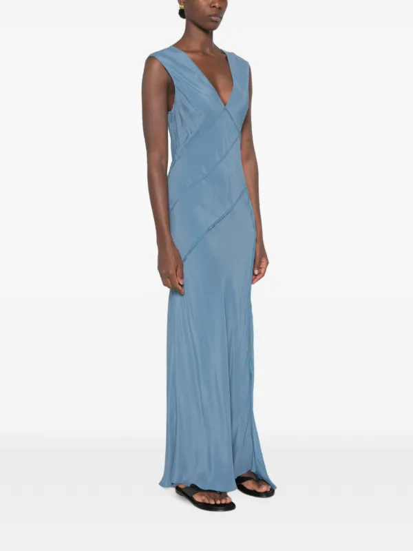 blue sir dress SIR. Elin Panelled | it naturally skims and spring23drop2 Size:Size 20W Blue Speak Now Dress