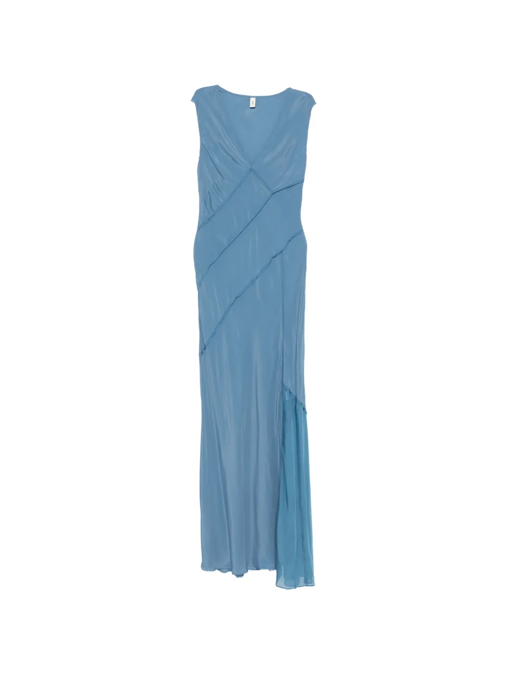 SIR. Elin panelled gown - Blu