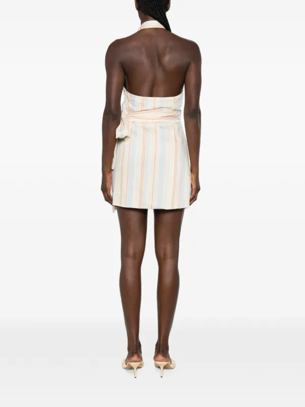 sir wrap mini dress SIR 'Realisme Halter' Mini Dress  HONEY HIRE BOUTIQUE