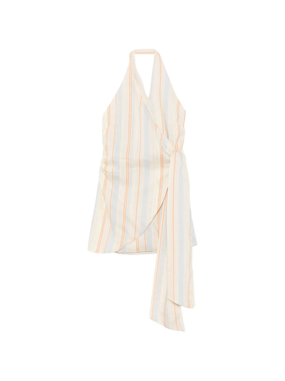 SIR. Pernille wrap mini dress - Toni neutri