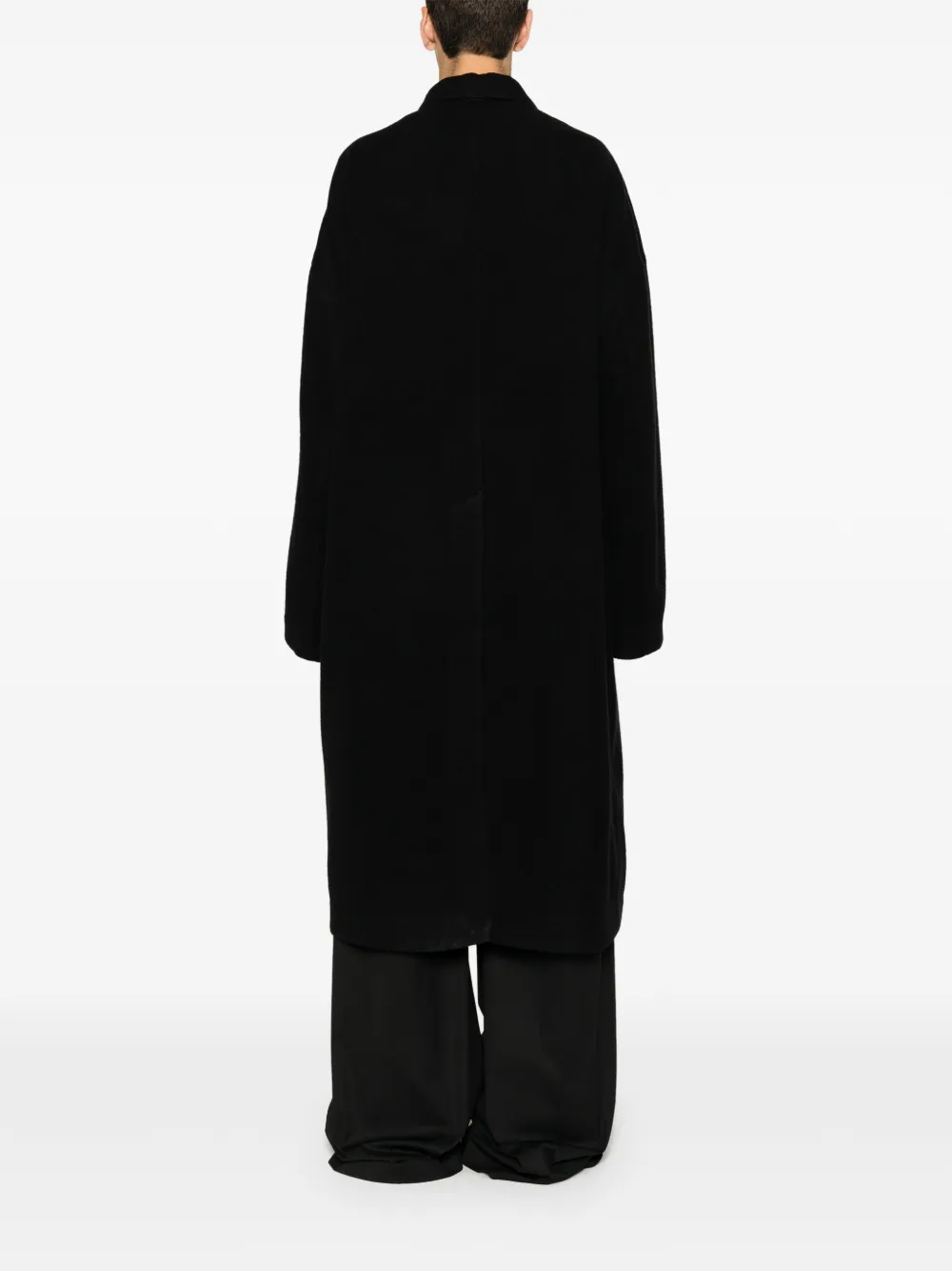 Rick Owens Tower Brad jas van wol met knopen Zwart