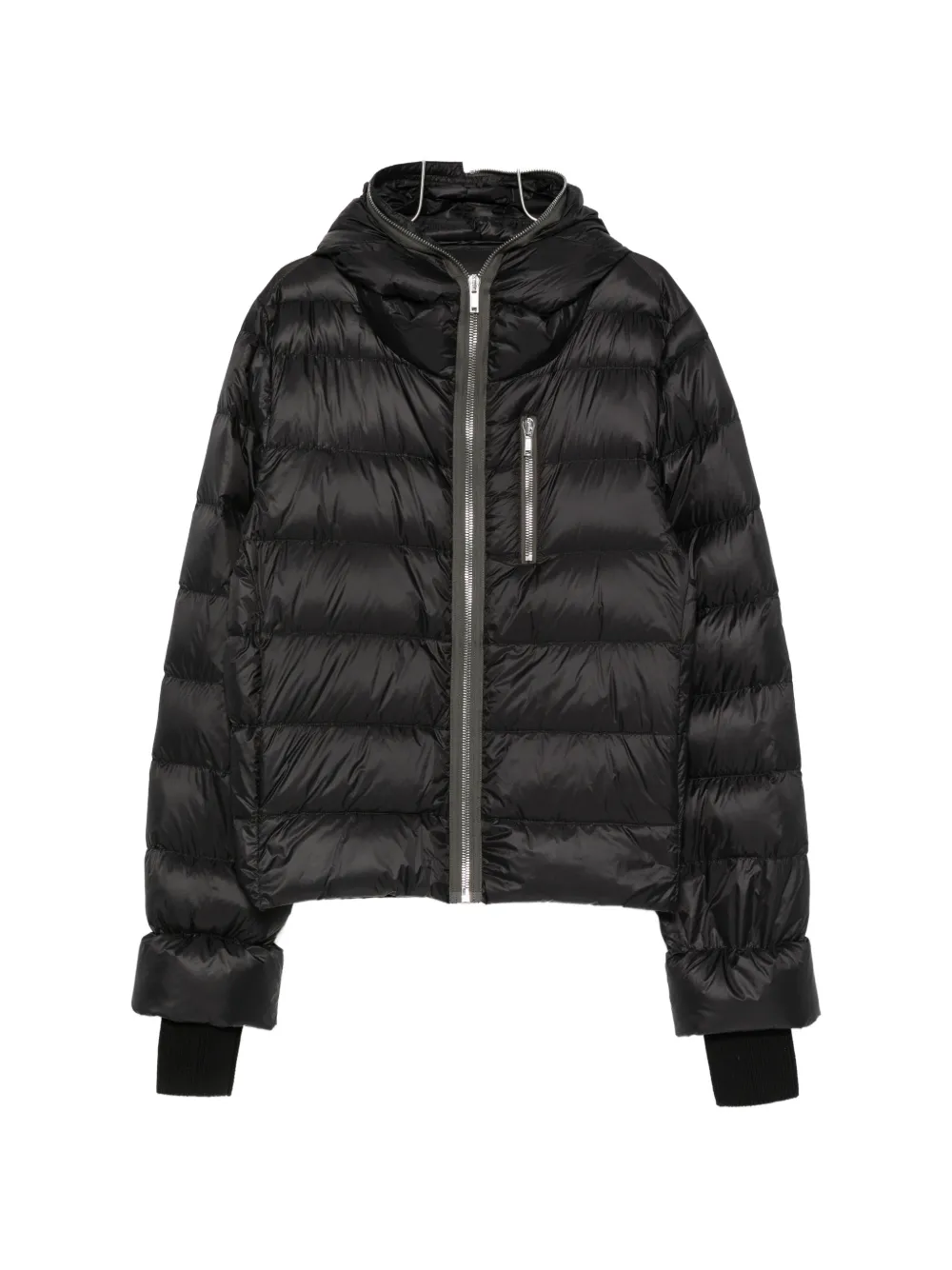 Rick Owens Gimp hooded down jacket - Schwarz