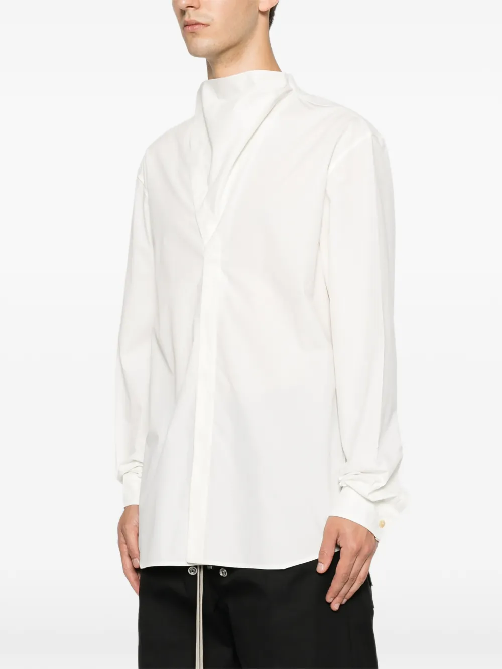 Rick Owens Island overhemd Wit