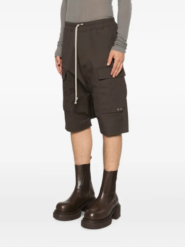 パンツ Rick Owens CARGO PODS SHORTS Rick Owens Cargo Pods Shorts | Brown | FARFETCH
