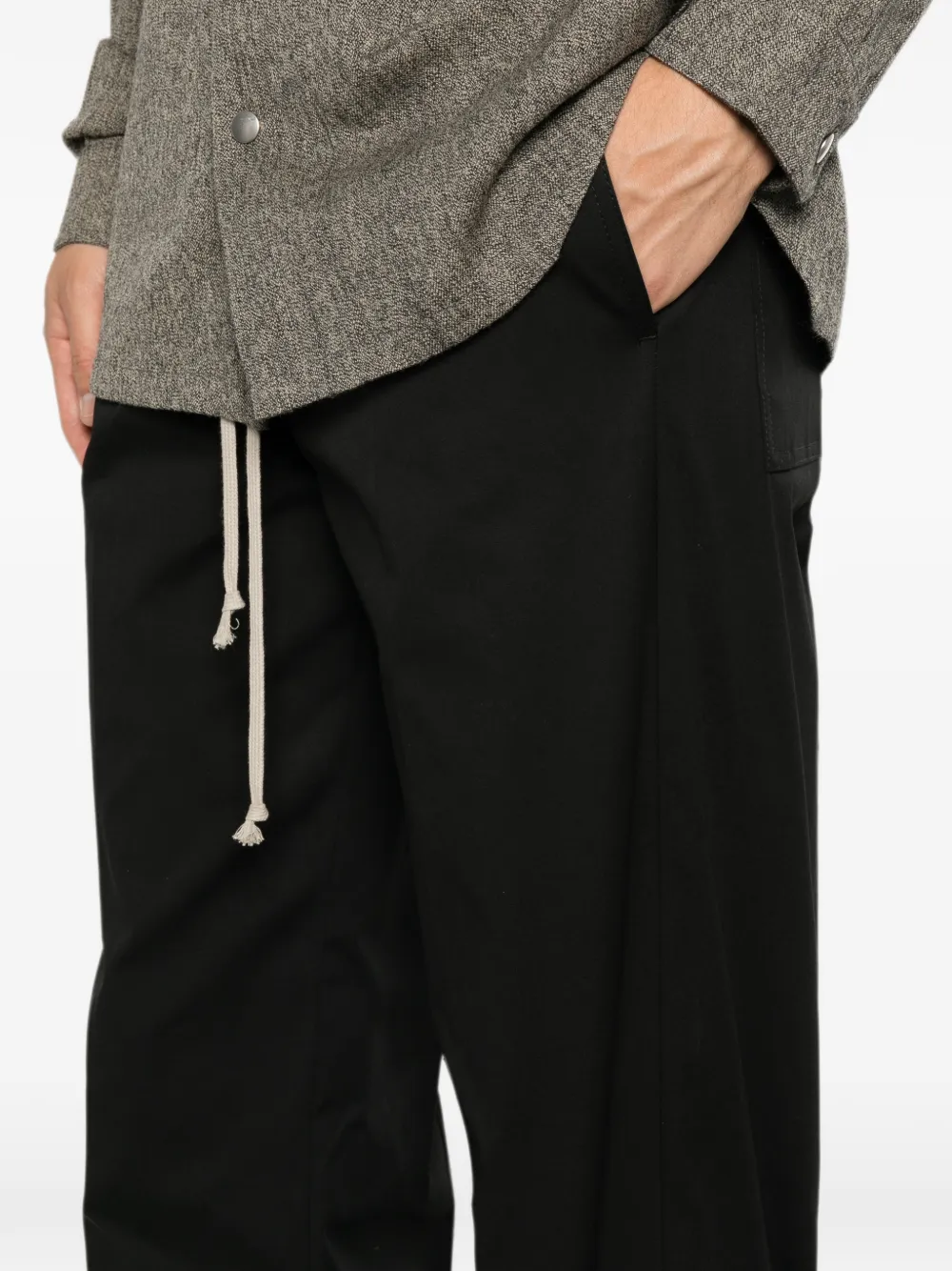 Rick Owens Broek met trekkoord Zwart