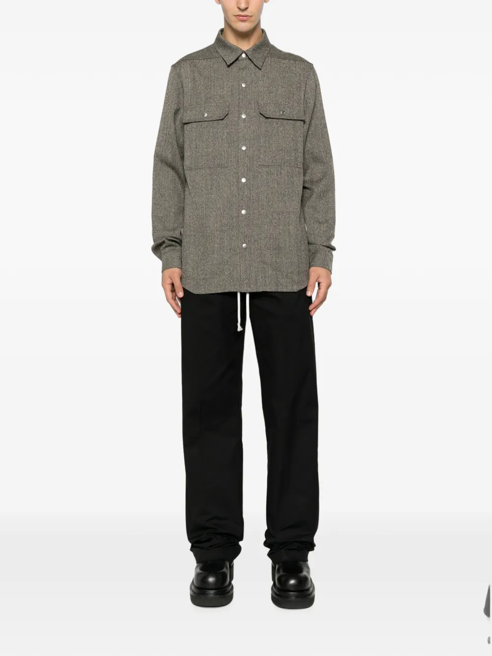 Rick Owens Broek met trekkoord Zwart