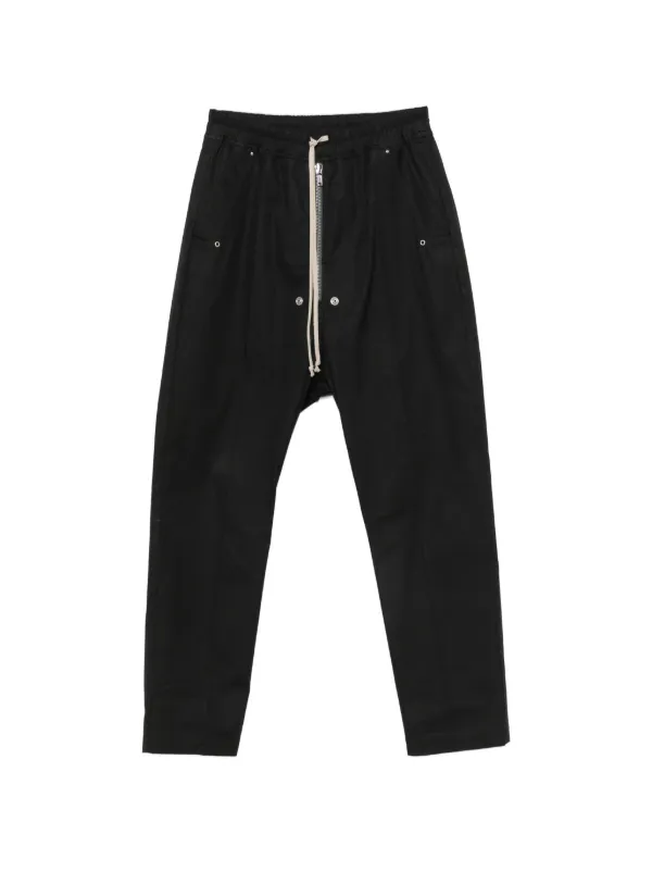 Rick Owens Tower Bela Pants In Heavy Poplin | Black | FARFETCH