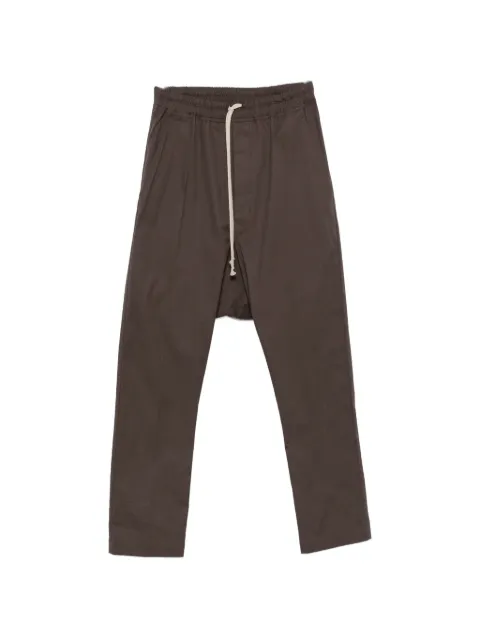 Rick Owens drawstring drop-crotch trousers
