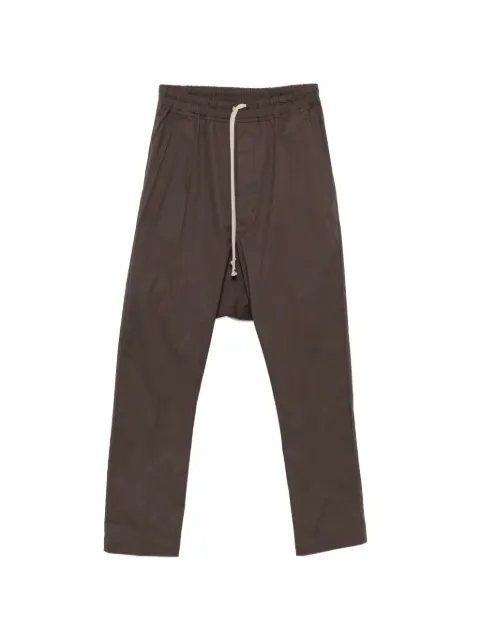 Rick Owens drawstring drop-crotch trousers