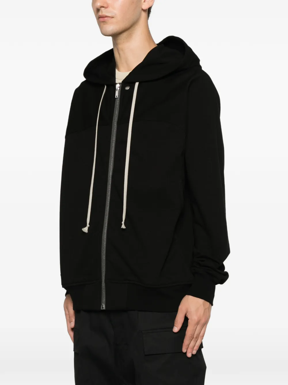 Rick Owens Hoodie met trekkoord Zwart