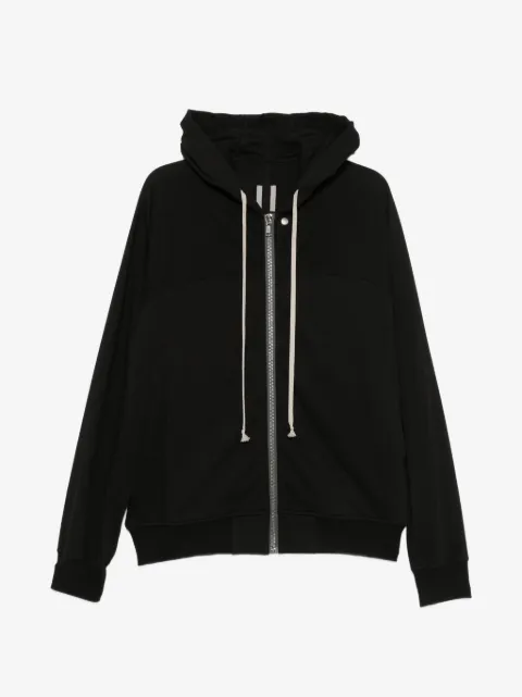 Rick Owens zip-up drawstring hoodie
