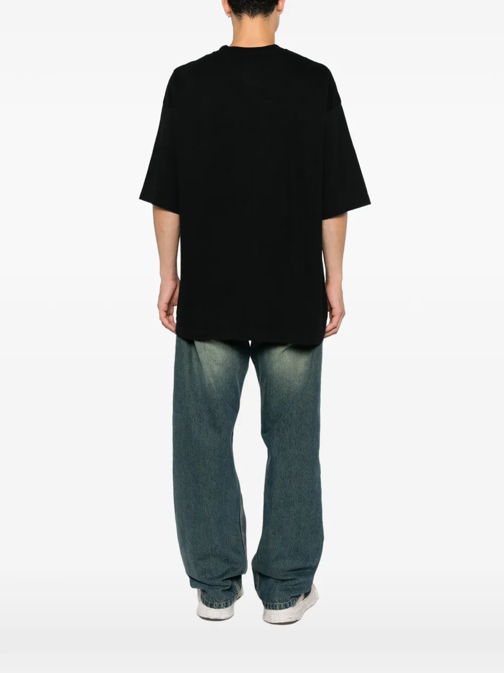 Maison MIHARA YASUHIRO T-shirt met Leon-print Zwart