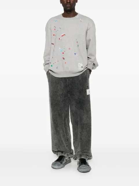 Maison MIHARA YASUHIRO sticker-print sweatshirt
