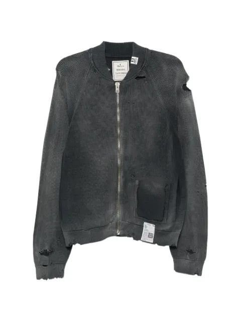 Maison MIHARA YASUHIRO sun-faded distressed cardigan