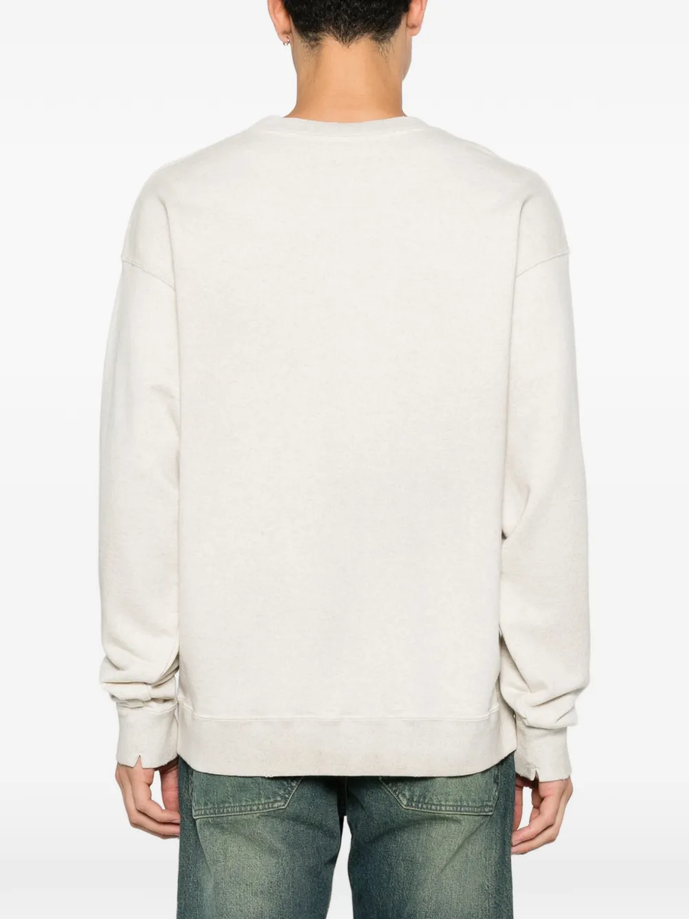 Maison MIHARA YASUHIRO Trui met doodle-print Beige